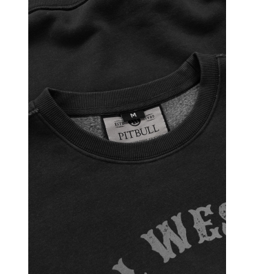 PitBull West Coast - pánska mikina STRENGHT & RESPECT washed grafitová (2)