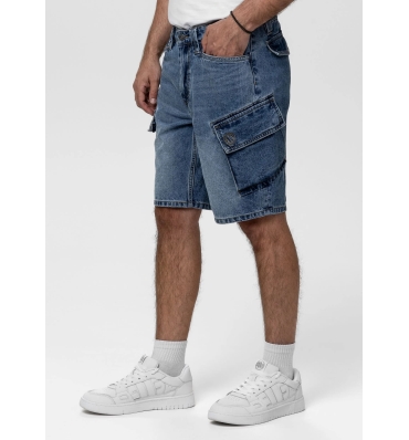 PitBull West Coast - pánské jeansové šortky STRANDWAY classic wash