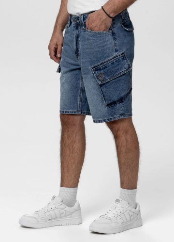 PitBull West Coast - pánské jeansové šortky STRANDWAY classic wash (1)
