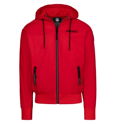 PitBull West Coast – pánska bunda ATHLETIC LOGO červená