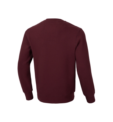PitBull West Coast - pánská mikina SMALL LOGO burgundy (1)