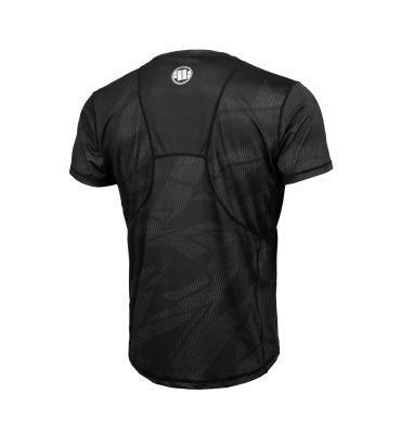 PitBull West Coast - Pánsky funkčný tričko HASHTAG Rashguard, čierne (1)