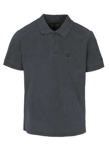 PitBull West Coast - pánske tričko WASHED POLO grafitové