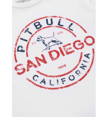 PitBull West Coast - pánské triko SAN DIEGO bílé (3)