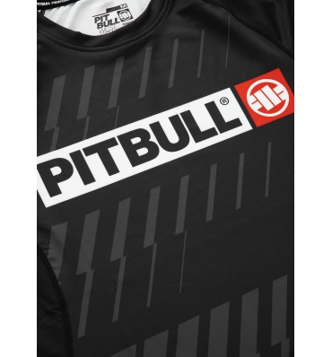 PitBull West Coast - pánsky rashguard STREET DOG čierny (2)