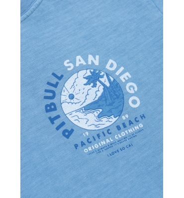 PitBull West Coast - dámské triko PLANET SURF modré (3)