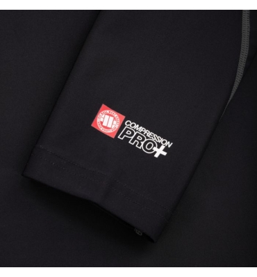 PitBull West Coast - Pánsky rashguard L.S. SMALL LOGO REFLECTIVE čierny (4)