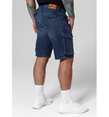 PitBull West Coast - pánské jeansové šortky LONGSPUR navy wash (2)