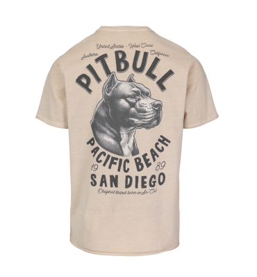 PitBull West Coast - pánské triko PACIFIC pískové