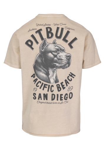 PitBull West Coast - pánské triko PACIFIC pískové