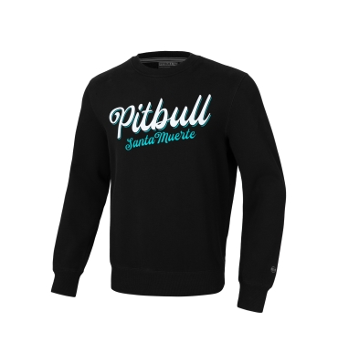 PitBull West Coast - Pánska mikina SANTA MUERTE čierna