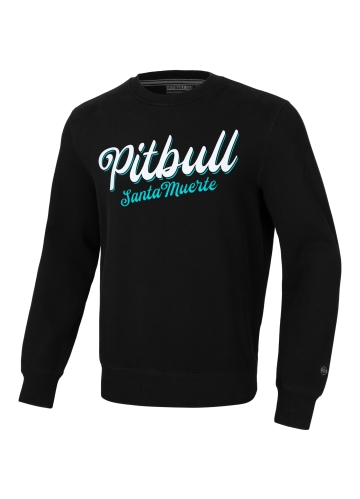 PitBull West Coast - pánská mikina SANTA MUERTE černá