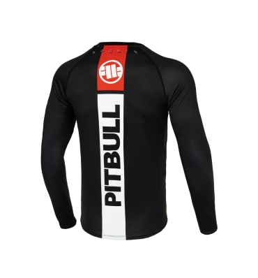 PitBull West Coast - pánský LS rashguard HILLTOP SPORTS černý (1)