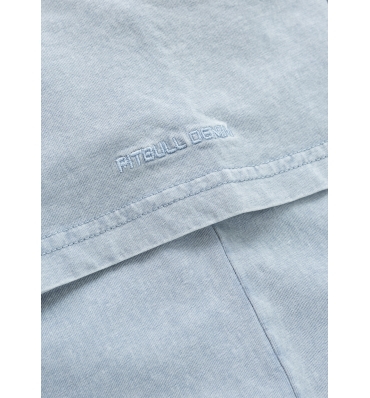 PitBull West Coast - pánské triko PLANET SURF washed světle modré (5)