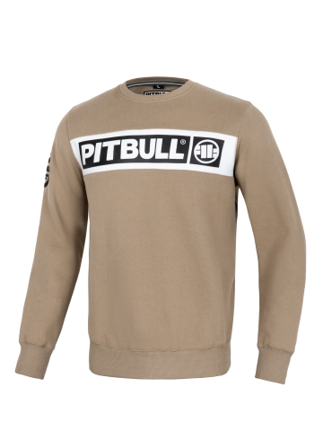 PitBull West Coast - pánska mikina SHERWOOD piesková