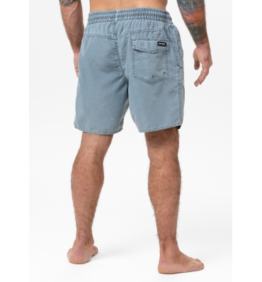 PitBull West Coast - pánske šortky BALFOUR washed modré (1)