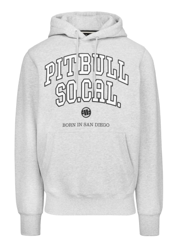 PitBull West Coast - Pánska KP mikina SO CAL šedý melír