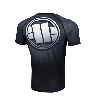 PitBull West Coast - Pánsky rashguard SCRATCH čierny/sivý (1)