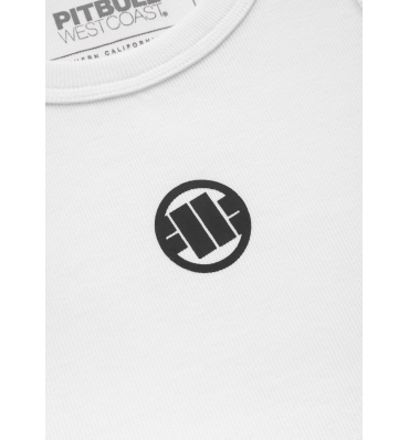 PitBull West Coast - Pánske tielko SMALL LOGO 240 biele (2)