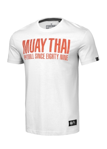 PitBull West Coast - pánske tričko MUAY THAI CHAMPIONS biele