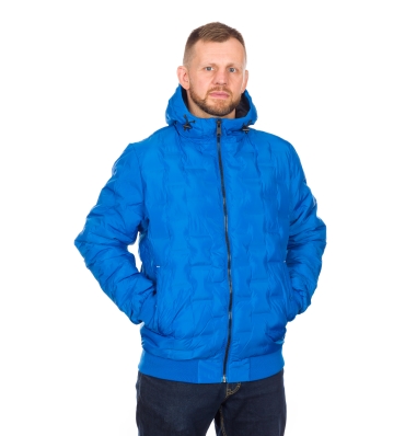 PitBull West Coast - pánska zimná bunda CARVER kráľovská modrá