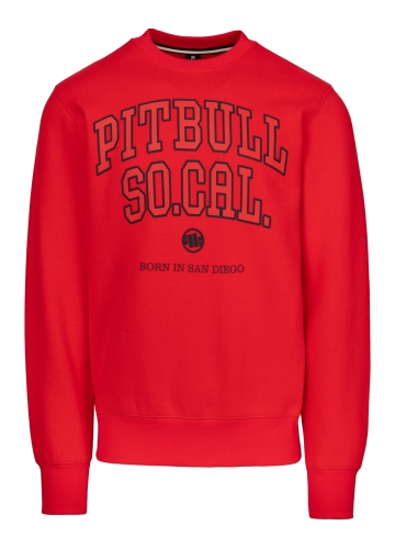 PitBull West Coast - pánská mikina SO CAL červená