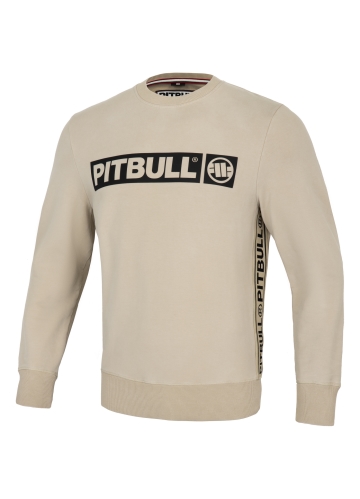 PitBull West Coast - pánská mikina ALBION písková