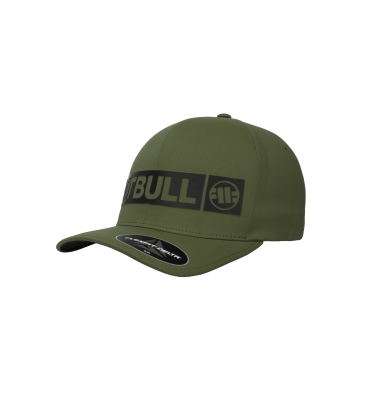 PitBull West Coast - čiapka s plným vrchom HILLTOP, pružná, olivová