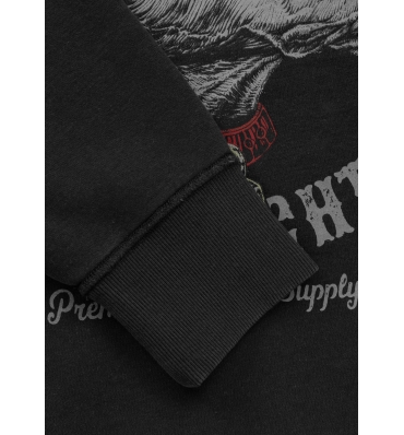 PitBull West Coast - pánská mikina STRENGHT & RESPECT washed grafitová (5)