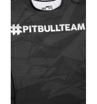 PitBull West Coast - dámsky rashguard Mesh Performance HASHTAG čierny (2)