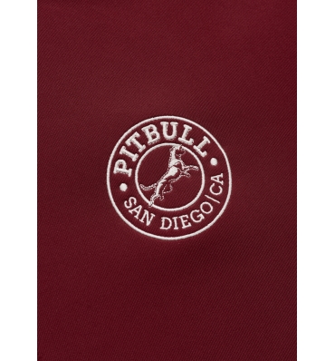 PitBull West Coast - Pánska SWJ mikina SAN DIEGO CA oldschool burgundy (3)
