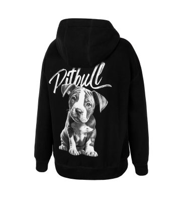 PitBull West Coast - dámska KP mikina PUPPY čierna