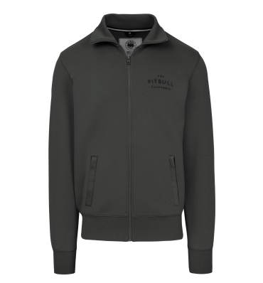 PitBull West Coast - Pánská SWJ mikina SAMPSON tmavě šedá