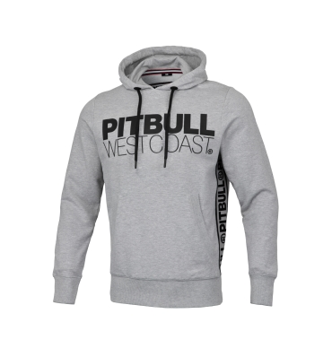 PitBull West Coast - Pánska KP mikina TNT french terry šedý melír