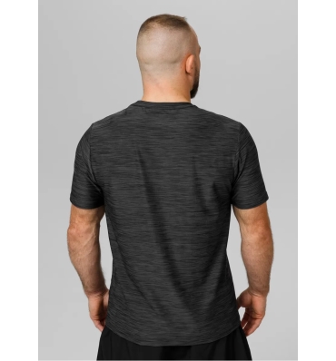 PitBull West Coast - pánské triko casual sport SMALL LOGO černý melír (5)