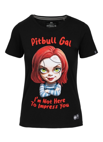 PitBull West Coast - dámske tričko SWEETIE CHU 2 čierne