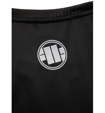 PitBull West Coast - Pánsky funkčný tričko HASHTAG Rashguard, čierne (6)