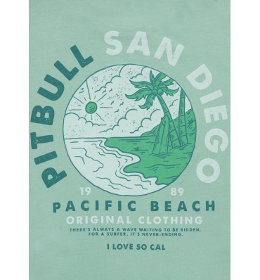 PitBull West Coast - pánske tričko PLANET SURF mätové (4)