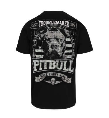 PitBull West Coast - pánské triko TROUBLEMAKER černé