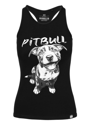 PitBull West Coast - dámske tielko PUPPY 2 čierne