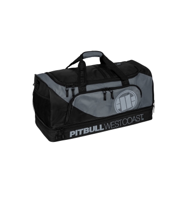 PitBull West Coast - veľká športová taška LOGO 2 TNT čierno/šedá