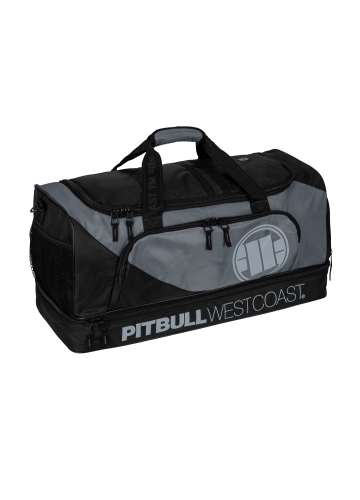 PitBull West Coast - veľká športová taška LOGO 2 TNT čierno/šedá