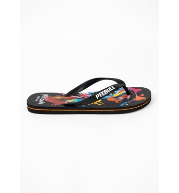 PitBull West Coast - Flip Flop WATER COLOR DOG černé (3)