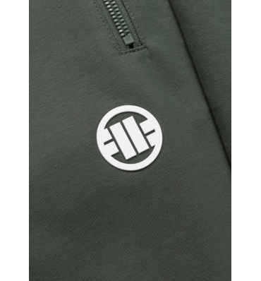PitBull West Coast - pánské tepláky NUGGET SMALL LOGO tmavě zelené (2)