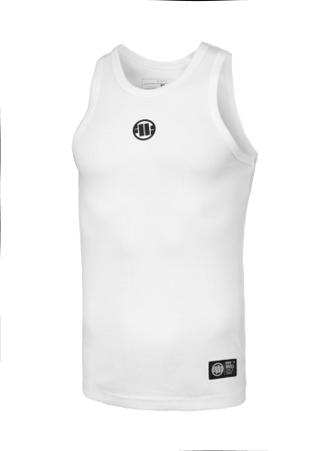 PitBull West Coast - pánské tílko SMALL LOGO 240 bílé