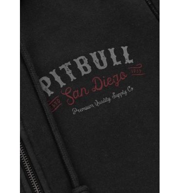 PitBull West Coast - pánská KPZ mikina STRENGHT & RESPECT washed grafitová (3)