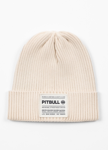 PitBull West Coast - zimní čepice PITBULL DOCK smetanová